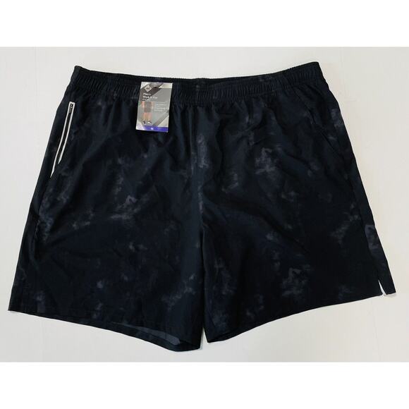MEMBER'S MARK black shorts size XXL men’s workout Zipper Pockets lightweight NEW - Picture 1 of 7